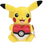 Pehmo: Pokemon - Valentines Pikachu w Poke Ball Heart Accy(20cm)