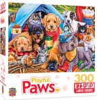 Palapeli: Masterpieces Playful Paws Camping Buddies EzGrip (300)