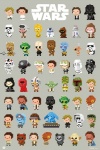 Poster Star Wars 8-bit Characters (61x91,5cm)