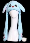 Pipo: Cute Bunny Beanie With Moving Ears And Led Lights (Blue)