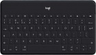 Logitech - Keys-to-go Black (nordic) keyboard