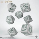 Harry Potter. Slytherin Modern Dice Set - White