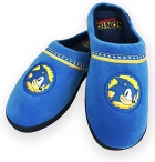 Sonic Go Faster Mule Slippers Blue Adult Large Uk 8-10 Rubber Sole /merch