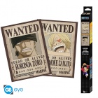 Juliste: One Piece - Wanted Zoro & Sanji, Set 2 Chibis (52x38cm)