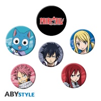 Pinssi: Fairy Tail - Badge Pack - Characters