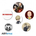 Pinssi: One Punch Man - Badge Pack - Saitama & Genos