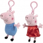 Avaimenper: Peppa Pig Pepa George Plush, Assorted (11cm)