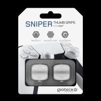 Gioteck: Sniper Thumb Grips - Translucent White (PS5)