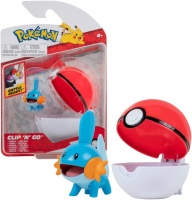 Pokemon: Clip \'N\' Go - Mudkip & Poke Ball