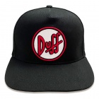 Simpsons Curved Bill Duff Logo Black