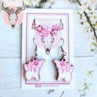 Korvakorut: Year of the Rabbit Binky Earrings (2.5cm) (Niramuchu)