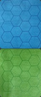 Reversible Megamat Blue/Green (1\'\' hexes) 34.5\"X48\"