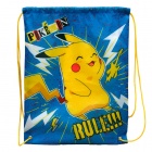 Laukku: Pokemon - Pikachu Gym Bag, Blue (40cm)