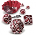 Noppasetti: Metal Dice Set - Red