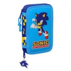 Penaali: Sonic The Hedgehog - Double Pencil Case (28pcs)
