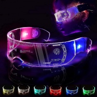 Lasit: Cyberpunk Party Glasses (LED, 7 Colours)