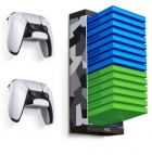 ADZ: Wall Mounted Video Game Shelf and Controller Stand (Camo)