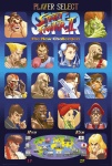 Juliste: Street Fighter - Player Select (61x91,5cm)