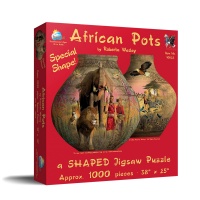 Palapeli: African Pots (1000)