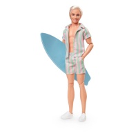 Barbie The Movie: Ken Wearing Pastel Striped Beach Matching Set