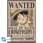 Juliste: One Piece - Wanted Luffy (91.5x61cm)