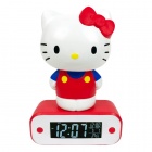 Hertyskello: Hello Kitty - Alarm Clock with Light (17cm)