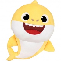 Pehmo: Baby Shark - With Sound, Yellow (17cm)