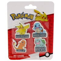 Pyyhekumi: Pokemon Eraser Set of 4