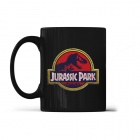 Muki: Jurassic Park - Black Mug, Logo (315ml)
