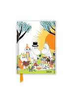 Kalenteri: Moomin - Picnic 2024 Luxury Pocket Diary, Week to View