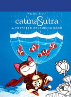 Vrityskirja: Catmasutra - A Postcard Coloring Book