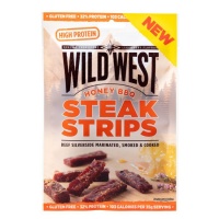 Kuivaliha: Wild West Steak Strips Beef Honey BBQ 60g