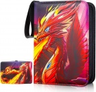 Korttikansio: Pokemon korteille - Fire Breathing Dragon (4-Pocket)