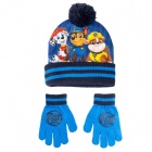 Paw Patrol Hat And Gloves Set, Blue/Black