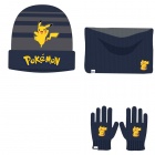 Pipo: Pokemon - Pikachu Winter Set, Kids (Snood Hat Gloves)