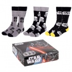 Sukat: Star Wars - Grey/Black, 3-pack (35-41)