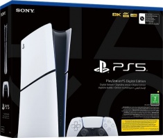 PlayStation 5: Pelikonsoli (Digital Edition, 1TB, Slim)
