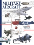 Vrityskirja: Military Aircraft Colouring Book