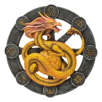Figu: Anne Stokes - Plaque Litha Dragon (32cm)