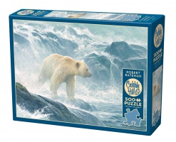 Palapeli: XXL Pieces - Salmon Watch - Spirit Bear (500)