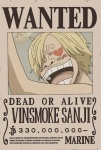 Lamppu: One Piece - Wanted Sanji (30cm)