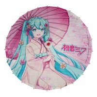 Hatsune Miku: Paper-parasol Miku Aurinkovarjo (paperi+bambu)