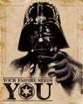 Juliste: Star Wars - Your Empire Needs You, 4-pack (40x50cm)