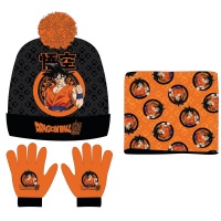 Pipo: Dragon Ball - Super Orange (Snood Hat Gloves Set)