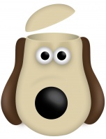 Keksipurkki: Wallace And Gromit Head Cookie Jar