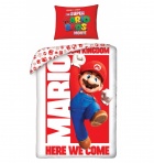 Pussilakanasetti: Super Mario Bros Movie - Mario Single Duvet Set (140x200cm)
