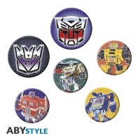 Pinssi: Transformers - First Generation (6-Badge pack)