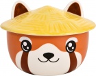 Kulho: Red Panda Ramen Bowl With Lid (550ml)