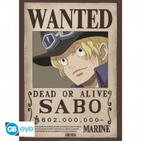 Juliste: One Piece  - Wanted Sabo (52x38cm)