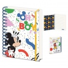 Cdu Disney Mickey Mouse (totally Rad)  A5 Wiro Notebook